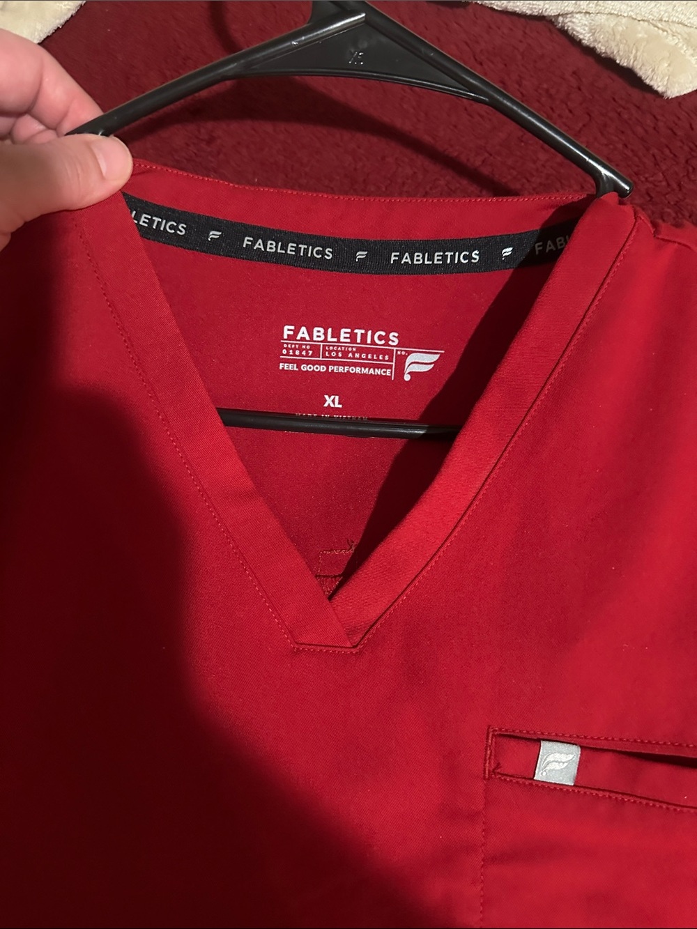 Fabletics scrub set xl top n joggers - Picture 2 of 5